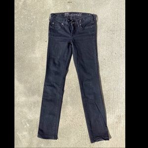 Madewell Rail Straight Black Jeans